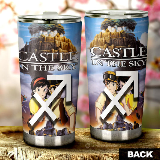 Castle In The Sky Tumbler Cup Custom Car Accessories - Gearcarcover - 2