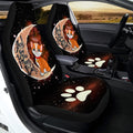 Cat Car Seat Covers I Love You To The Moon and Back Gift Idea For Cat Lovers Car Accessories - Gearcarcover - 2