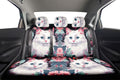 Cat Floral Car Back Seat Cover Custom Car Accessories - Gearcarcover - 2