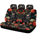 Cat Floral Car Back Seat Cover Custom Car Accessories - Gearcarcover - 1