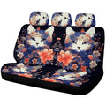 Cat Floral Car Back Seat Cover Custom Car Accessories - Gearcarcover - 1