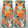 Cat Floral Car Floor Mats Custom Car Accessories - Gearcarcover - 1