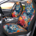 Cat Floral Car Seat Covers Custom Car Accessories - Gearcarcover - 1