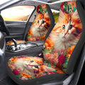 Cat Floral Car Seat Covers Custom Car Accessories - Gearcarcover - 1
