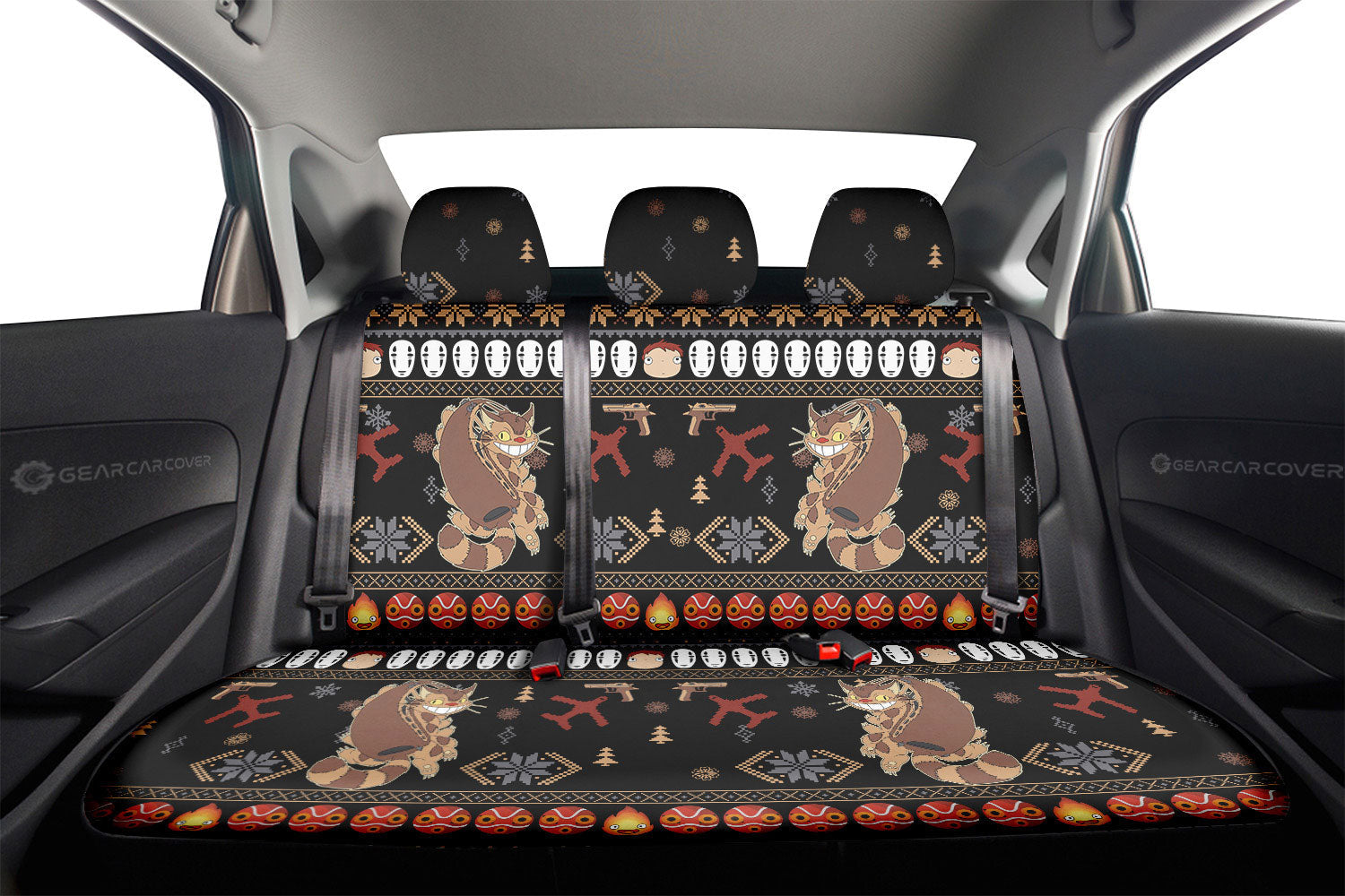 Catbus Car Back Seat Covers Custom Car Accessories - Gearcarcover - 2