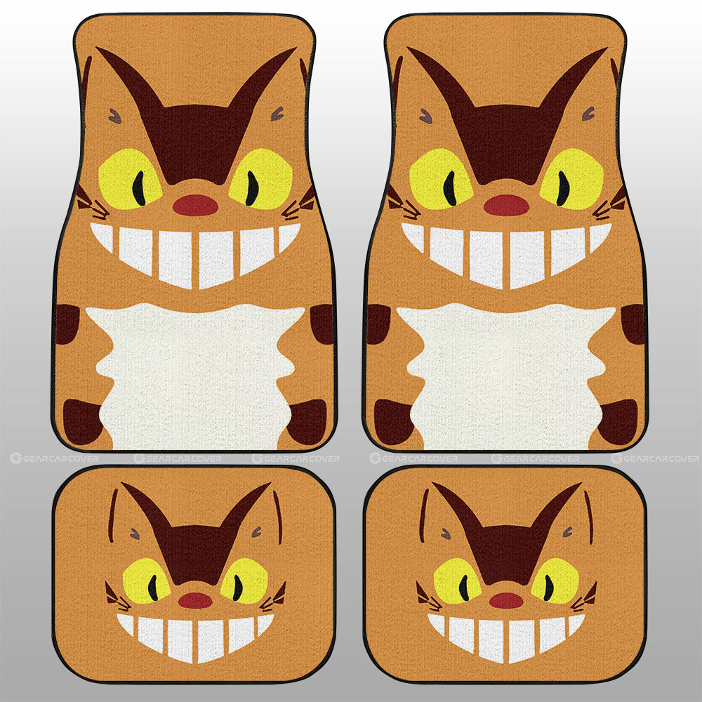 Catbus Car Floor Mats Custom My Neighbor Totoro Car Accessories - Gearcarcover - 1