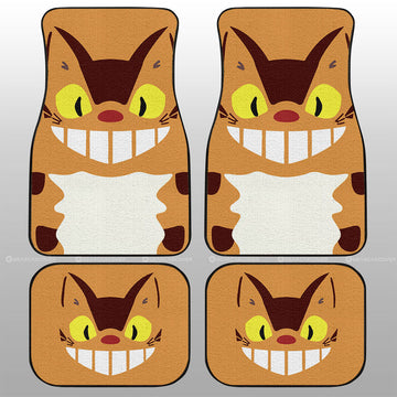Catbus Car Floor Mats Custom My Neighbor Totoro Car Accessories - Gearcarcover - 1