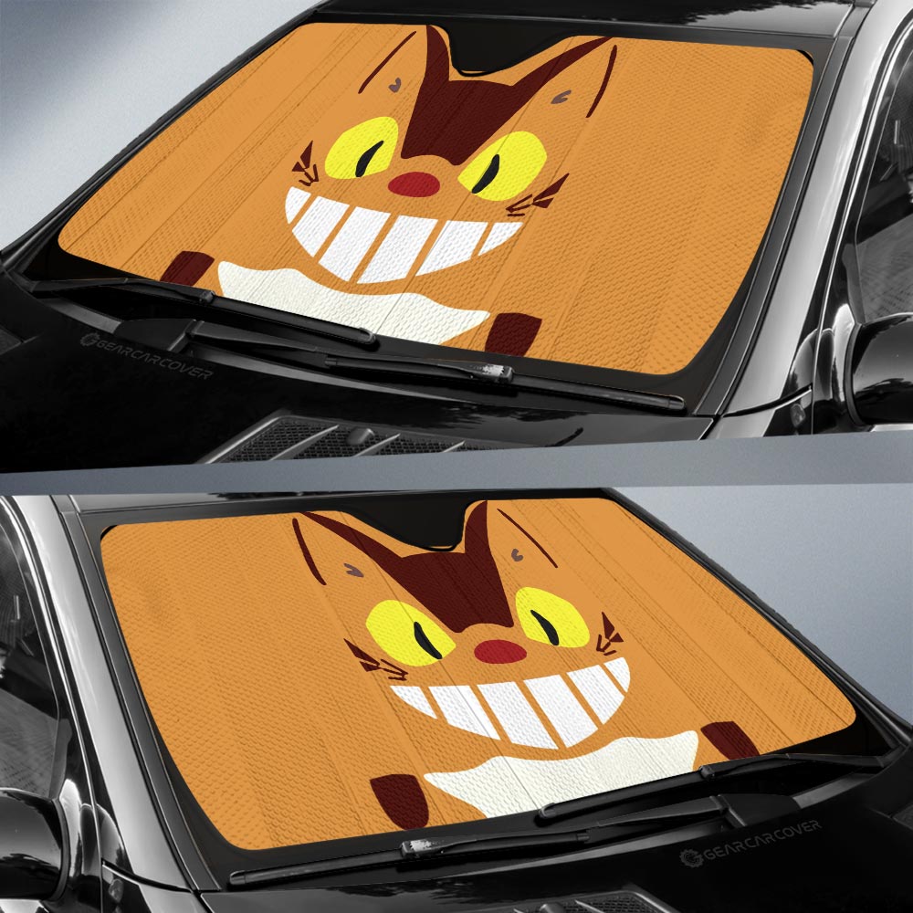 Catbus Car Sunshade Custom My Neighbor Totoro Car Accessories - Gearcarcover - 2