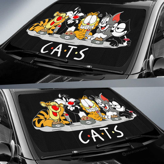 Cats Mashup Car Sunshade Custom Car Accessories - Gearcarcover - 2