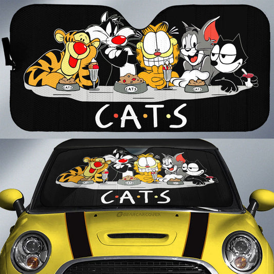 Cats Mashup Car Sunshade Custom Car Accessories - Gearcarcover - 1