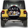 Cats Mashup Spare Tire Covers Custom Car Accessories - Gearcarcover - 1