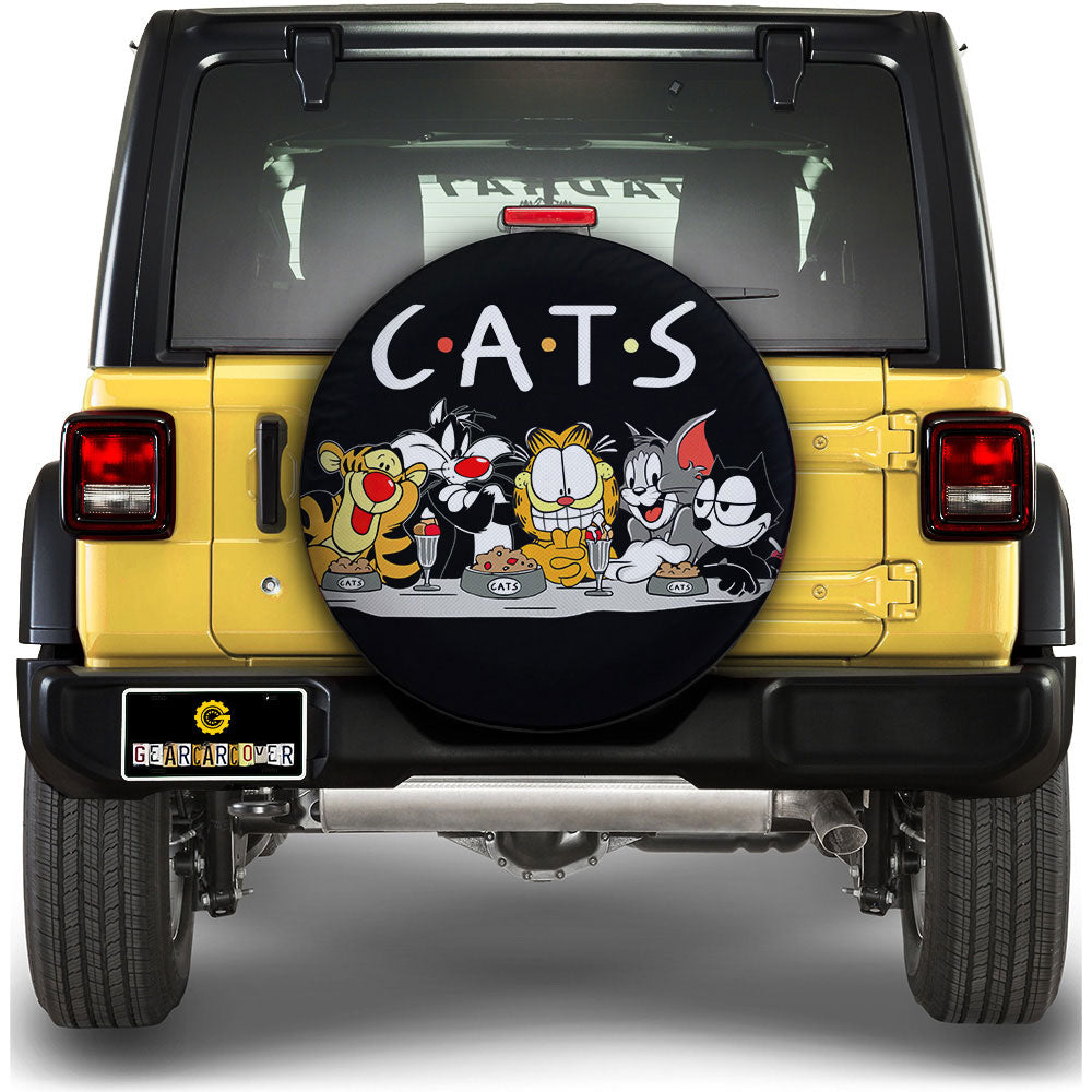 Cats Mashup Spare Tire Covers Custom Car Accessories - Gearcarcover - 1