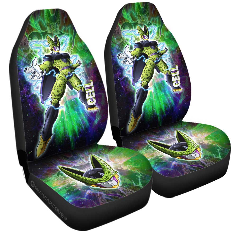 Cell Car Seat Covers Custom Dragon Ball Anime Car Accessories - Gearcarcover - 3