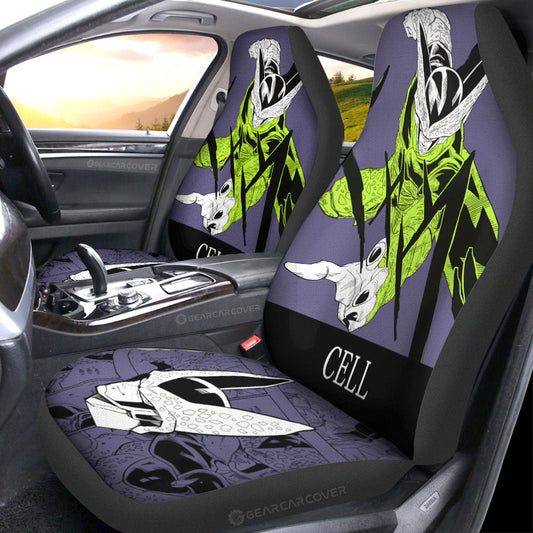 Cell Car Seat Covers Custom Manga Color Style - Gearcarcover - 2