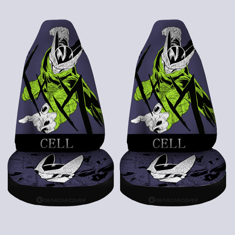 Cell Car Seat Covers Custom Manga Color Style - Gearcarcover - 4