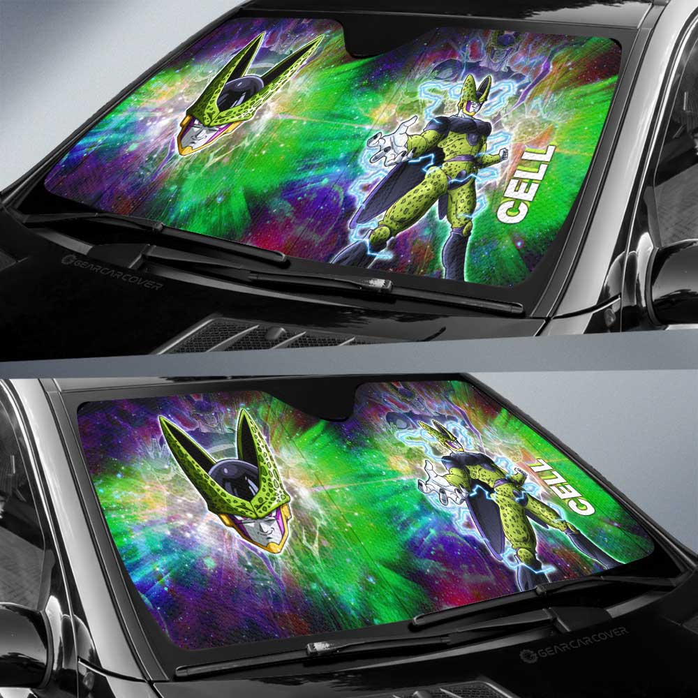 Cell Car Sunshade Custom Dragon Ball Anime Car Accessories - Gearcarcover - 2