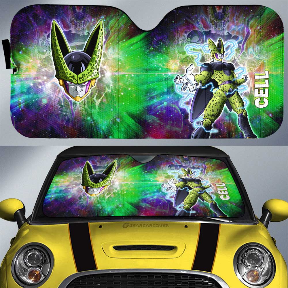 Cell Car Sunshade Custom Dragon Ball Anime Car Accessories - Gearcarcover - 1