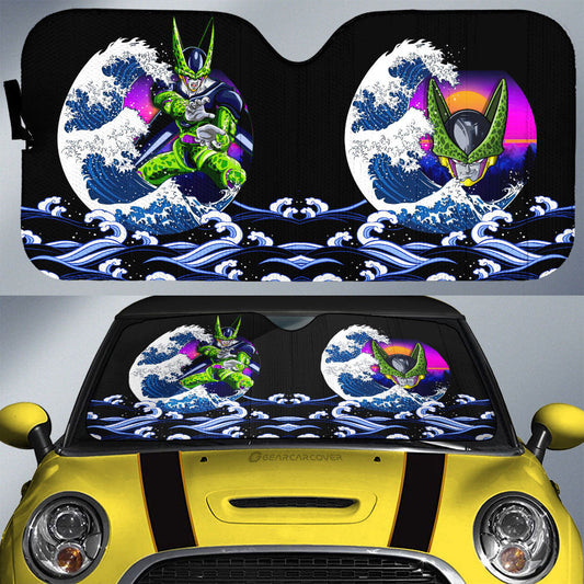 Cell Car Sunshade Custom Dragon Ball Car Interior Accessories - Gearcarcover - 1