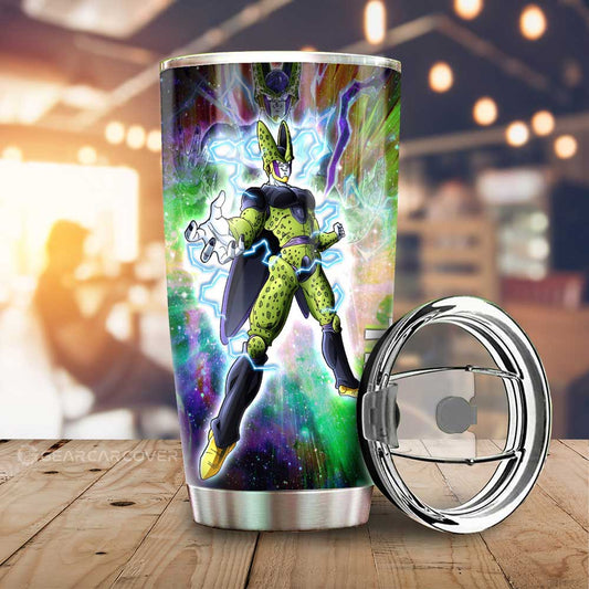 Cell Tumbler Cup Custom Dragon Ball Anime Car Accessories - Gearcarcover - 1