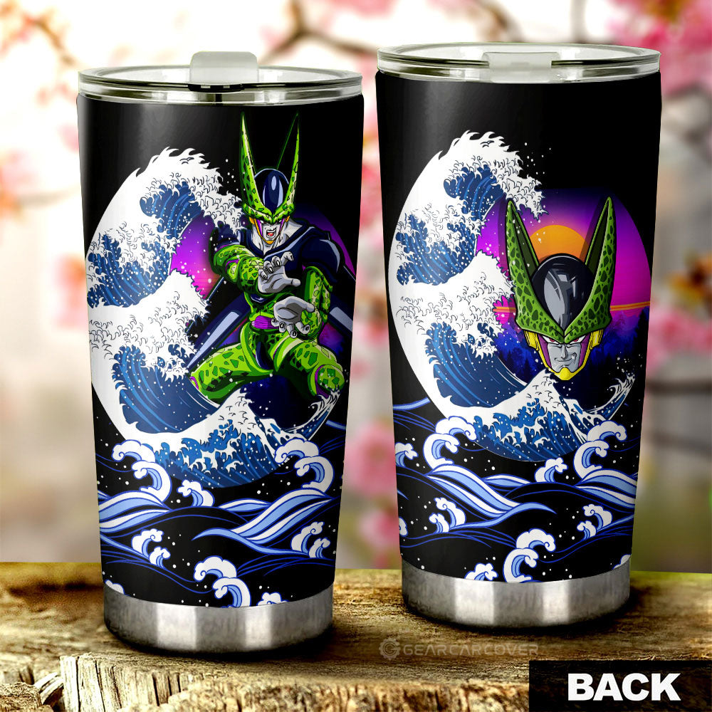 Cell Tumbler Cup Custom Dragon Ball Car Interior Accessories - Gearcarcover - 2