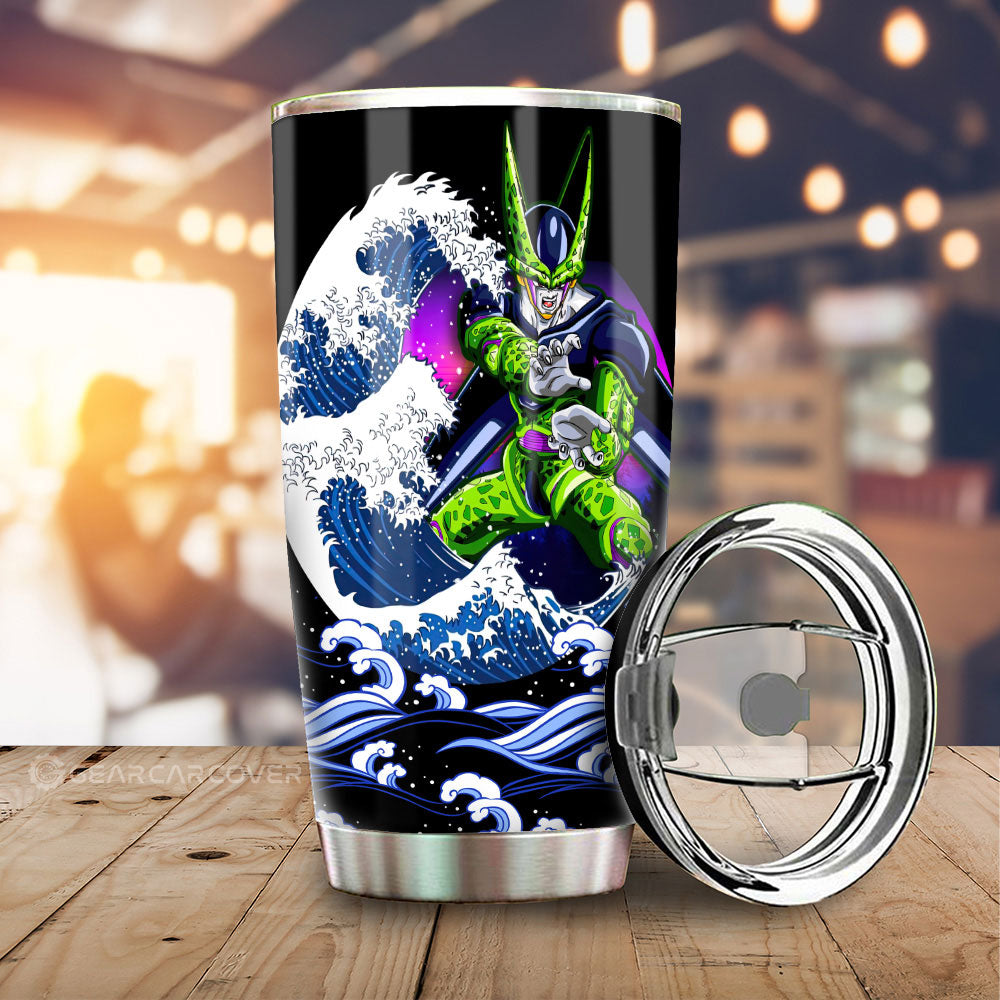 Cell Tumbler Cup Custom Dragon Ball Car Interior Accessories - Gearcarcover - 1