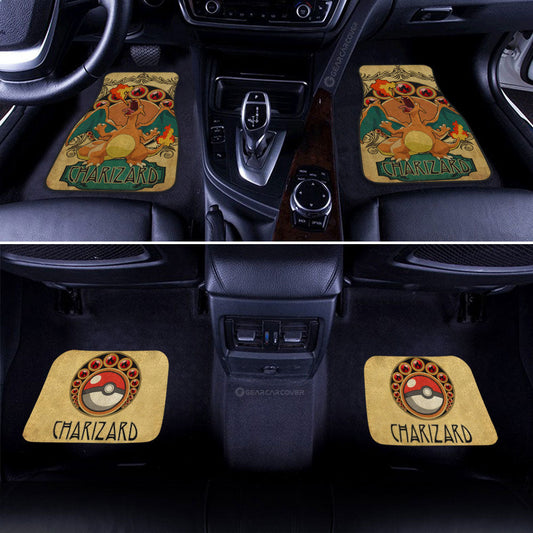 Charizard Car Floor Mats Custom Car Interior Accessories - Gearcarcover - 2