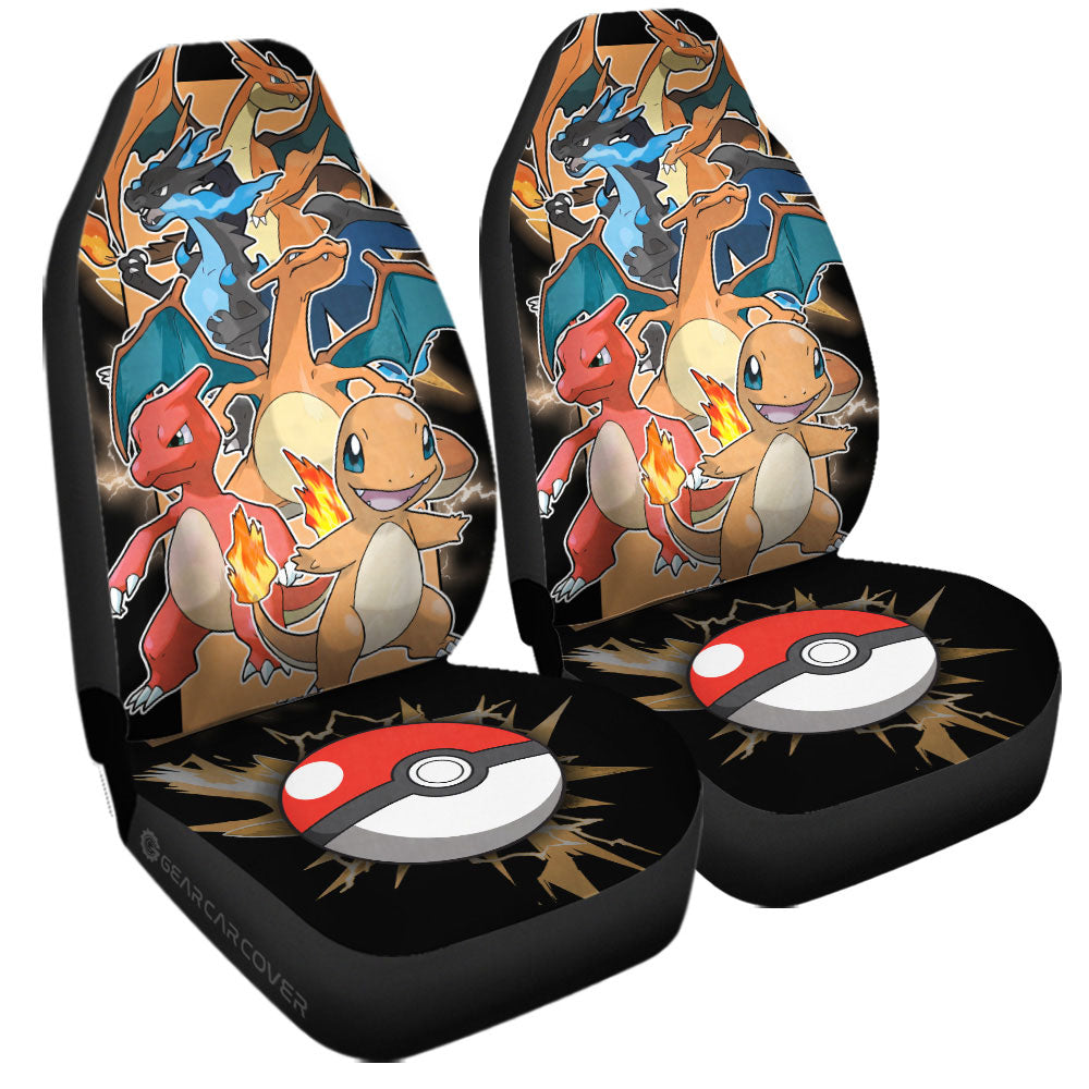 Charizard Car Seat Covers Custom Car Accessories For Fans - Gearcarcover - 3