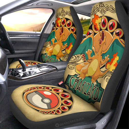 Charizard Car Seat Covers Custom Car Interior Accessories - Gearcarcover - 1