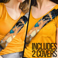 Charizard Seat Belt Covers Custom Tie Dye Style Anime Car Accessories - Gearcarcover - 3