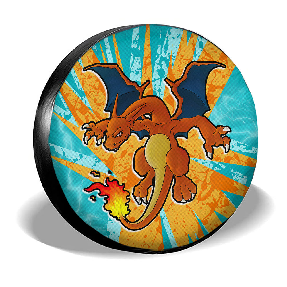 Charizard Spare Tire Cover Custom Anime For Fans - Gearcarcover - 3