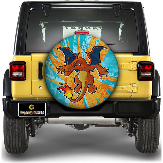 Charizard Spare Tire Cover Custom Anime For Fans - Gearcarcover - 1