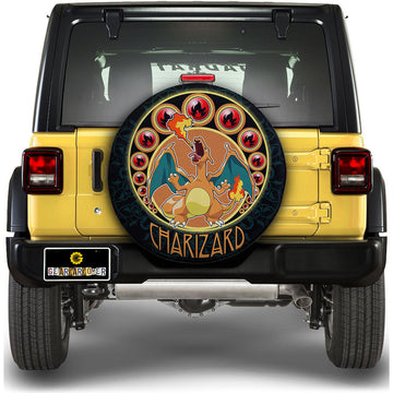 Charizard Spare Tire Cover Custom Anime For Fans - Gearcarcover - 1