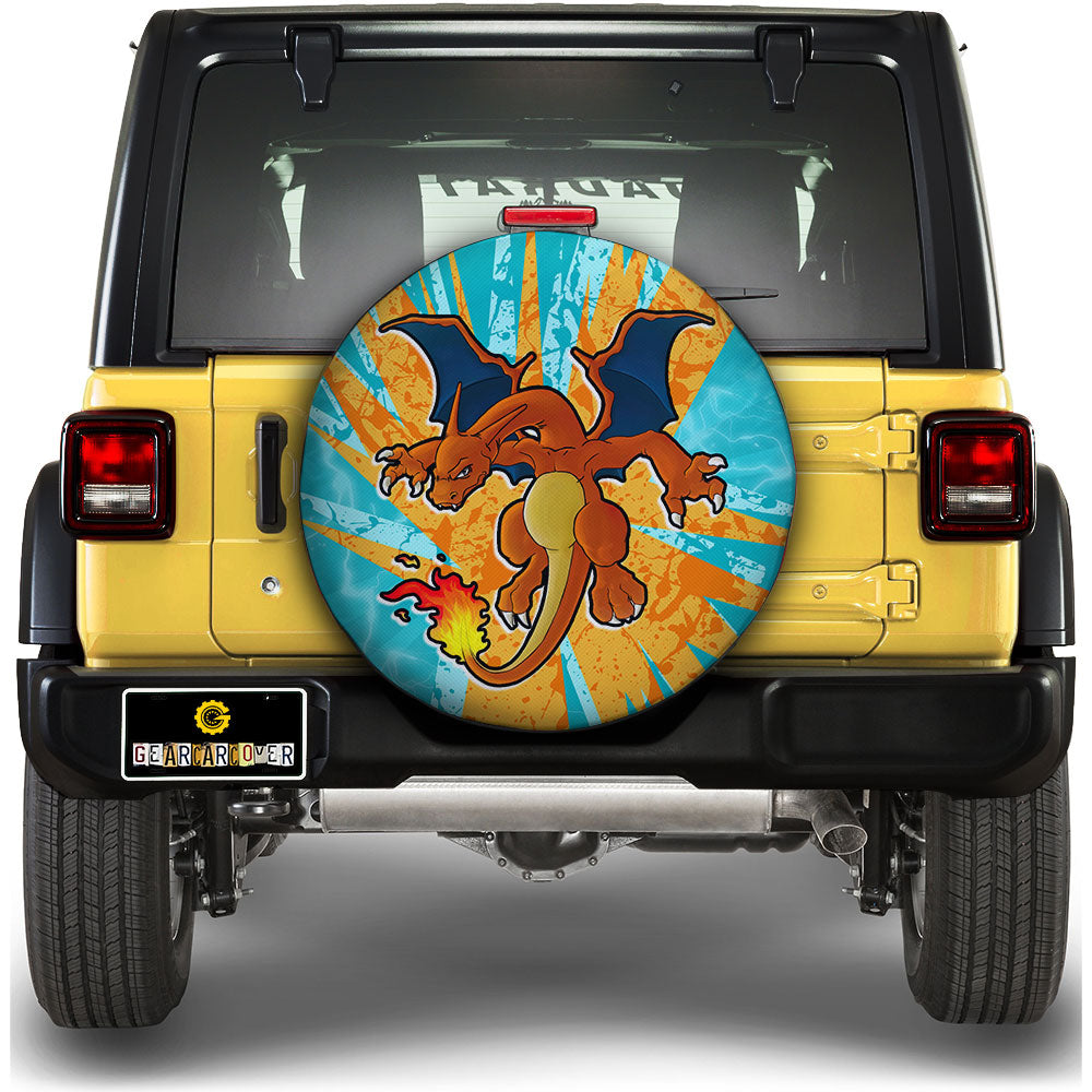 Charizard Spare Tire Cover Custom For Fans - Gearcarcover - 1