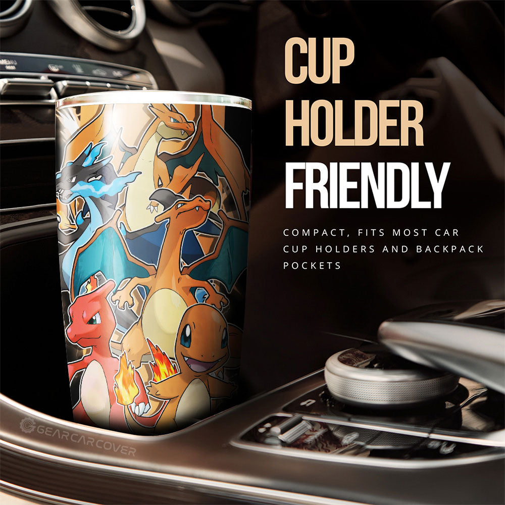 Charizard Tumbler Cup Custom Car Accessories For Fans - Gearcarcover - 3