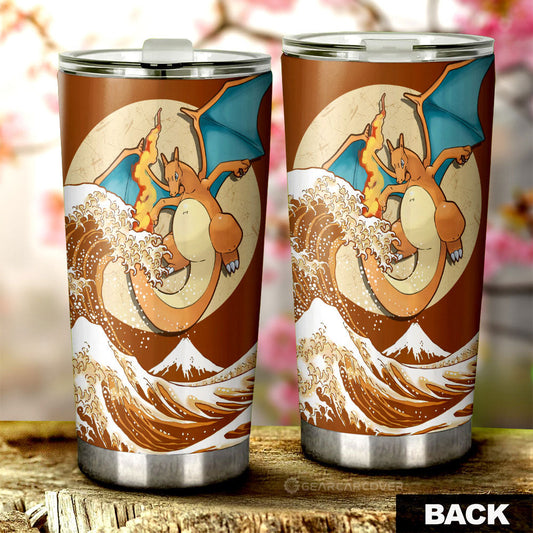 Charizard Tumbler Cup Custom Pokemon Car Accessories - Gearcarcover - 2