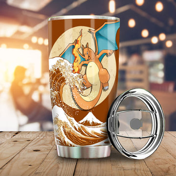 Charizard Tumbler Cup Custom Pokemon Car Accessories - Gearcarcover - 1