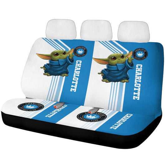 Charlotte FC Car Back Seat Covers Custom Car Accessories - Gearcarcover - 1