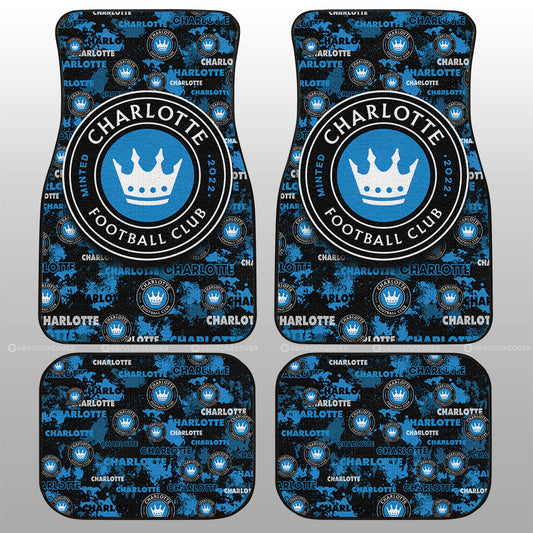 Charlotte FC Car Floor Mats Custom Car Accessories - Gearcarcover - 1