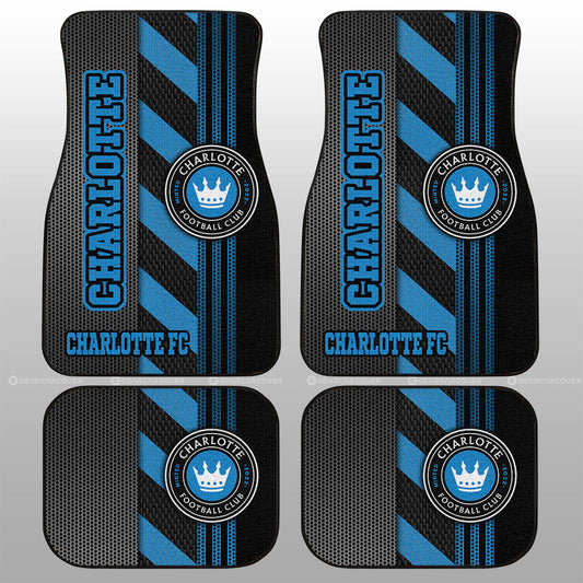 Charlotte FC Car Floor Mats Custom Car Accessories - Gearcarcover - 1