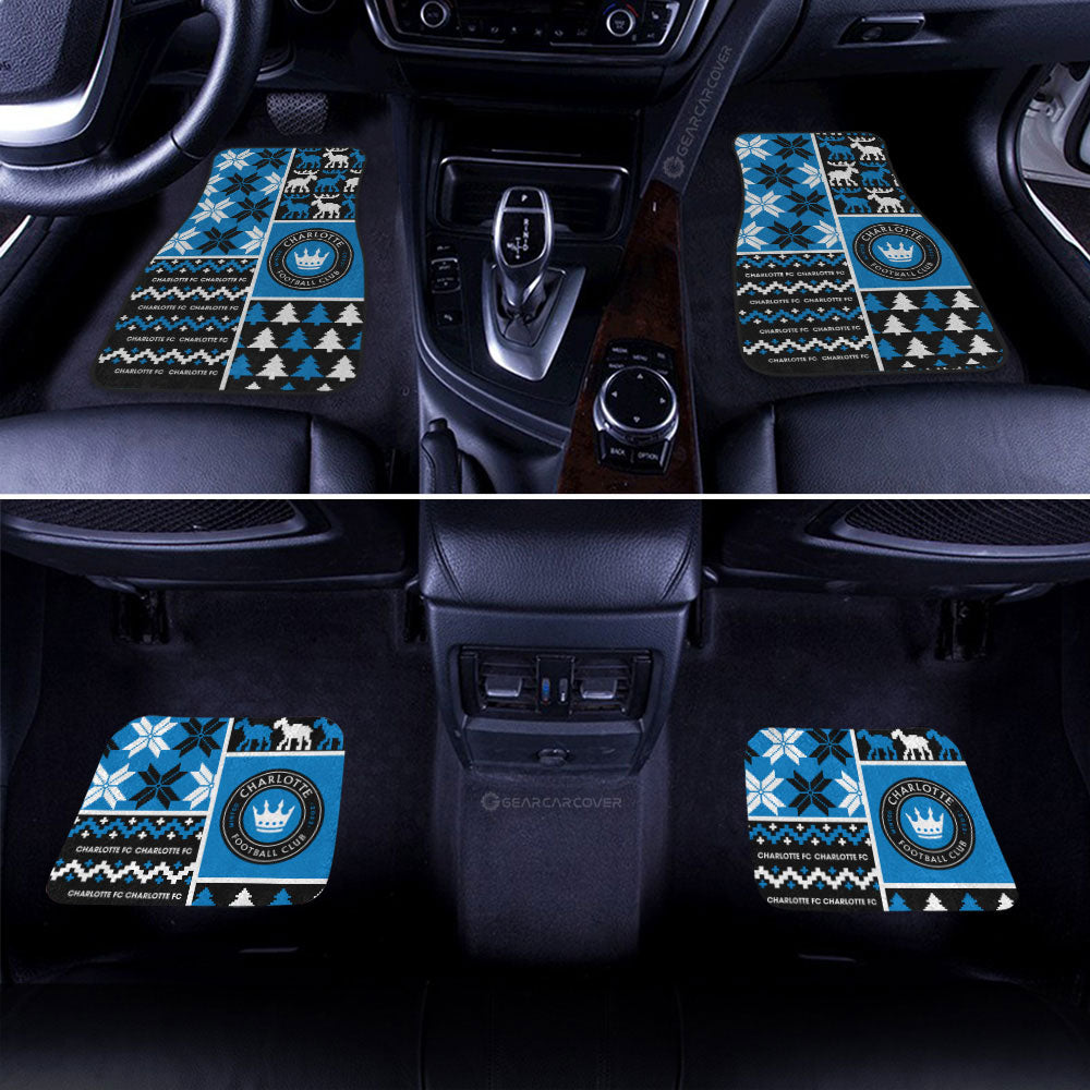 Charlotte FC Car Floor Mats Custom Ugly Style Car Accessories - Gearcarcover - 2