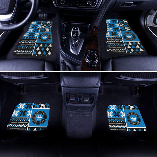 Charlotte FC Car Floor Mats Custom Ugly Style Car Accessories - Gearcarcover - 2