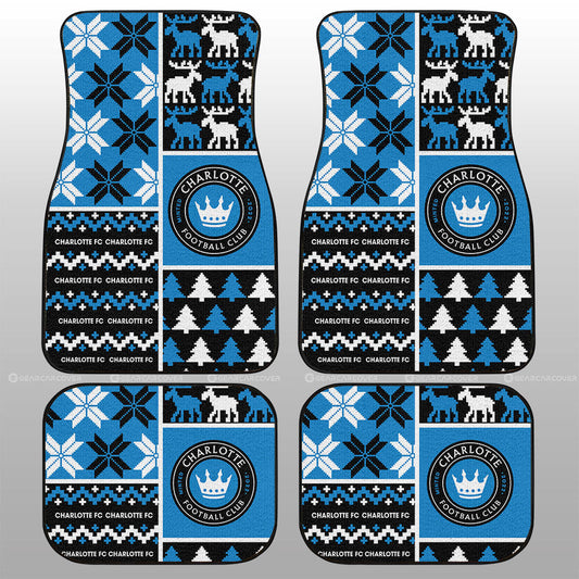 Charlotte FC Car Floor Mats Custom Ugly Style Car Accessories - Gearcarcover - 1