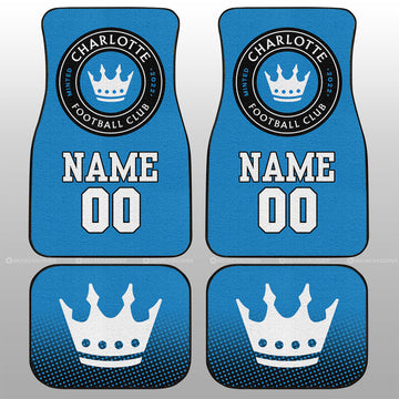 Charlotte FC Car Floor Mats Sporty Team Collection - Gearcarcover - 1