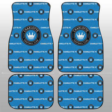 Charlotte FC Car Floor Mats Sporty Team Collection - Gearcarcover - 1
