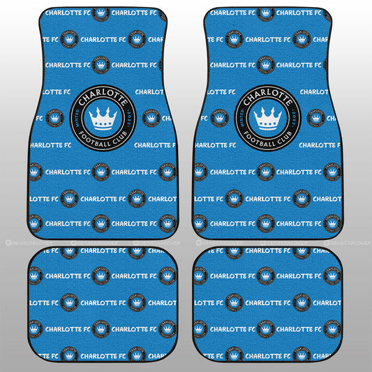 Charlotte FC Car Floor Mats Sporty Team Collection - Gearcarcover - 1