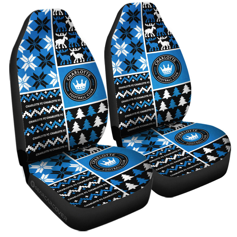 Charlotte FC Car Seat Covers Custom Ugly Style Car Accessories - Gearcarcover - 3