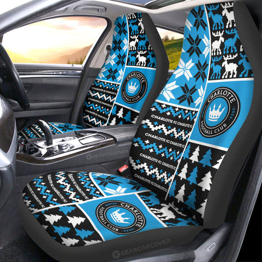 Charlotte FC Car Seat Covers Custom Ugly Style Car Accessories - Gearcarcover - 1