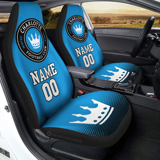 Charlotte FC Car Seat Covers Sporty Team Collection - Gearcarcover - 2