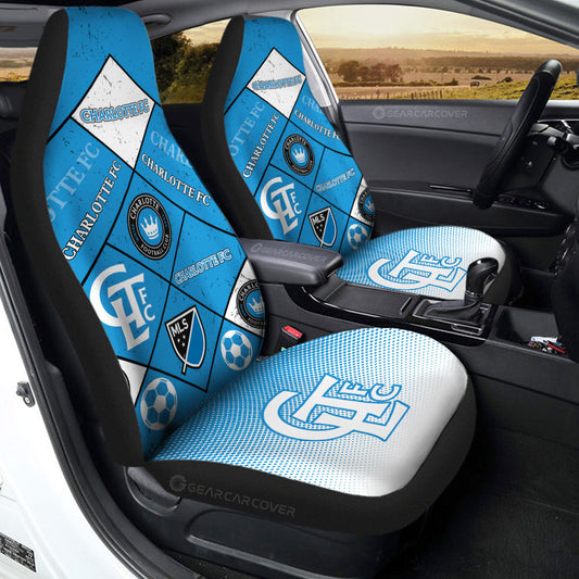Charlotte FC Car Seat Covers Sporty Team Collection - Gearcarcover - 2
