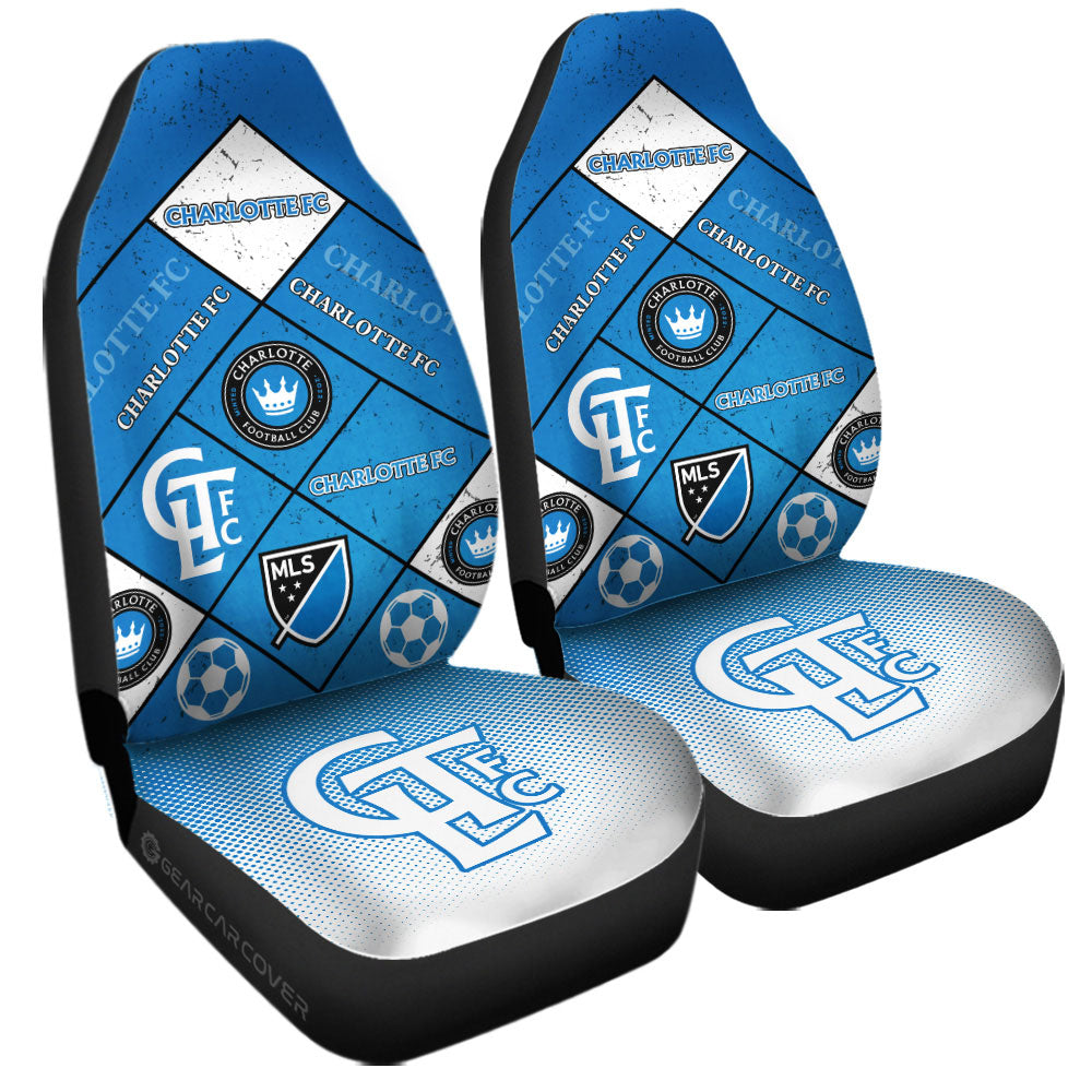 Charlotte FC Car Seat Covers Sporty Team Collection - Gearcarcover - 3